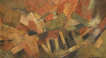 Beatus ZUMSTEIN (1927-1984) Composition

Oil on cardboard. Signed lower right

59...