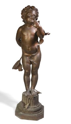 - Charles Georges FERVILLE-SUAN (1847-1925) 
Envol toi
Sculpture en bronze patiné
H....