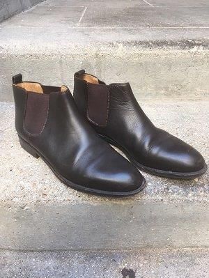 HERMES HERMES

Pair of leather boots 

Size 381/2