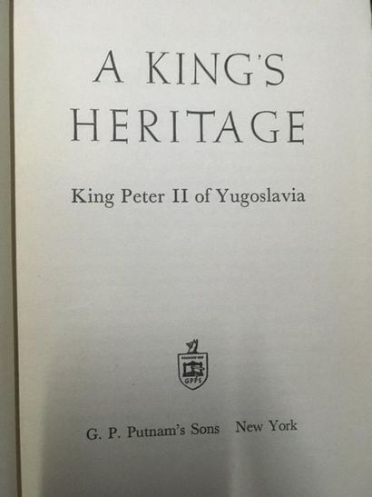 null Pierre II de YOUGOSLAVIE

Un héritage des rois

New York, Putnam's Sons, 1954,...