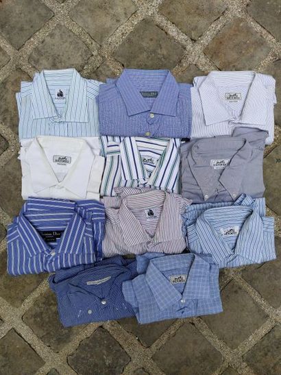 HERMES HERMES

Blue cotton checkered shirt

Buffer S for balance

Size 41

The great...