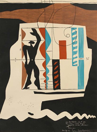 LE CORBUSIER (1887 - 1965) 
Ami du modulor, cherche par toimême, invente, découvr,...