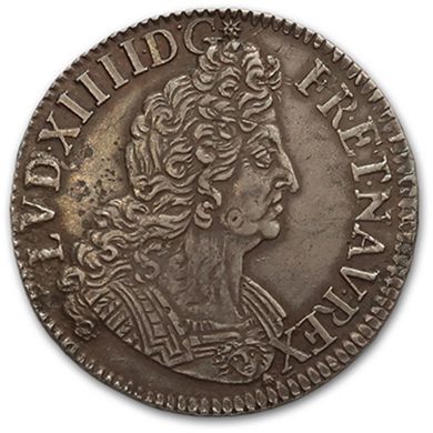 null Half shield with badges. 1701. Paris. Ref.
D. 1534B Very nice copy