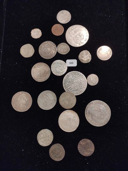 null 20 Royal coins from Charles VI to Louis XV: half guenar, fifth of shield, quarter...