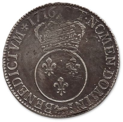 null Virtugadin shield of Bearn. 1716. Pau.
D. 1651. G. 317a.
Scratches. Rare. Nice...