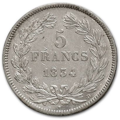 null 5 Francs tête laurée: 6 exemplaires. 1834D, 1838A, 1839W, 1839B, 1840B et 1845W.
G....