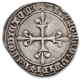 null LOUIS XI (1461-1483)
Gros de Roi. Tours.
D. 548. TTB to superb.