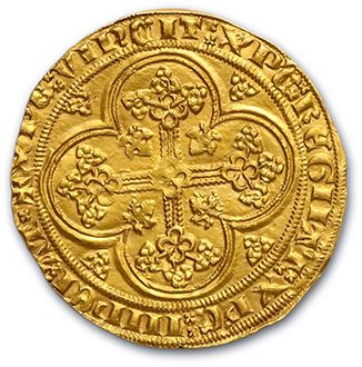 null PHILIPPE VI (1328-1350) Écu d'or à la chaise.
D. 249. Flan large. Superbe.