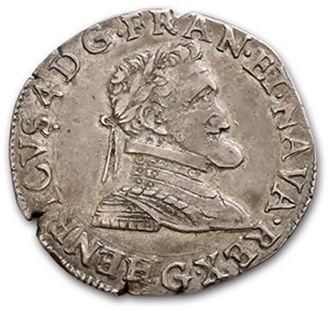 null HENRI IV (1589-1610) Half franc. 1603.
D. 1212. TTB.