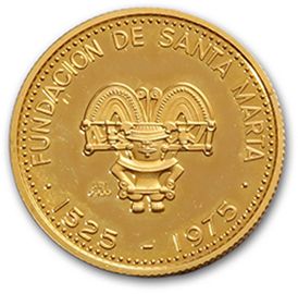 null 2000 Peso gold. 1975. 1000 Peso gold. 1973.
Fr. 136 and 135. The 2 coins. S...
