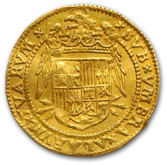 null NETHERLANDS: Zwolle (1581-1795)
Double gold ducat in the type of the double...