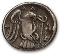 null THESSALIE: Larissa (395-344 av. J.-C.)
Drachme. 6,02 g.
Tête de nymphe à gauche....