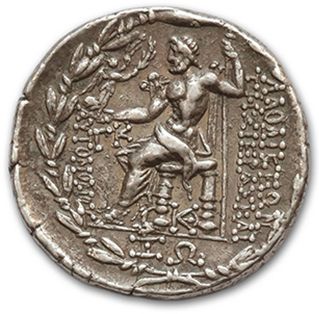 null ROYAUME SÉLEUCIDE: Antiochus VI (145-142 av. J.-C.)
Drachme. 4,24 g.
Sa tête...