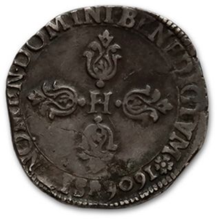 null Half franc: 4 copies. 1598 Toulouse, 1602 Toulouse, 1603 Troyes and 1606 Toulouse.
Quart...