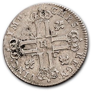 null 38 Monnaies royales de Charles VII à Louis XV en cuivre et argent: blanc, denier...