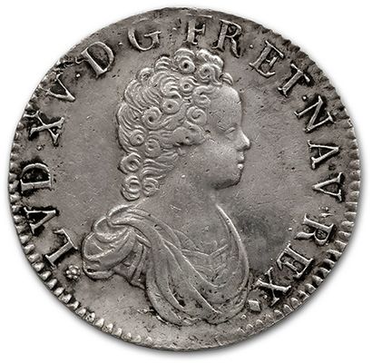 null LOUIS XV (1715-1774)
Écu vertugadin. 1716. Bayonne. Réf.
D. 1651A. TTB à su...