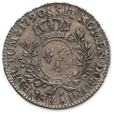 null Half shield with olive branches. 1790. Paris.
Joint a shield with band 1769...