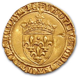 null LOUIS XII (1498-1514)
Écu d'or au soleil. D. 647. Très bel exemplaire.
