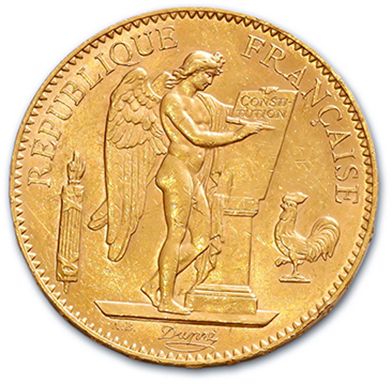 null THIRD REPUBLIC (1871-1940) 100 francs gold, type Genie. 1901. Paris.
G. 1137....