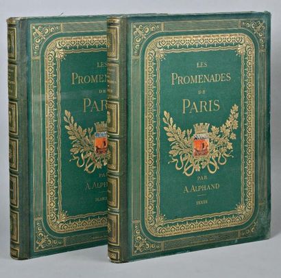 ADOLPHE ALPHAND (1817-1891) Les Promenades de Paris Histoires - Description des embellissements...