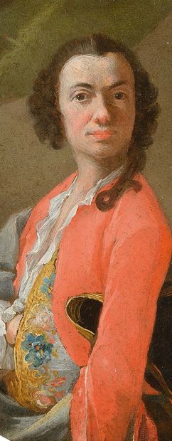 Filippo FALCIATORE (Naples 1718 - 1768) Autoportrait
Cuivre ovale 17,5 x 14,5 cm
Note...