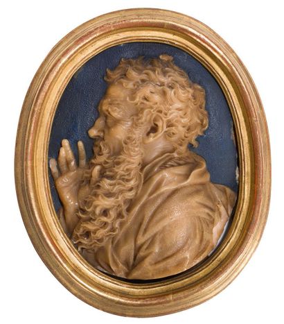 Atelier de Leonhard POSCH (1750- 1831) Portraits of the philosopher Eraclitus and...