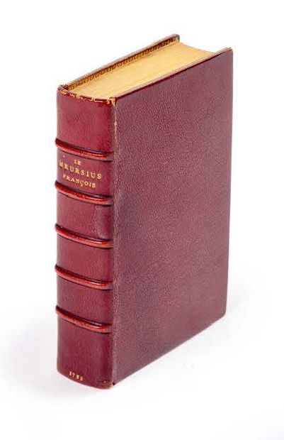 CURIOSA. - CHORIER. Le Meursius françois, ou l'Académie des Dames.
A Cythère, 1782....