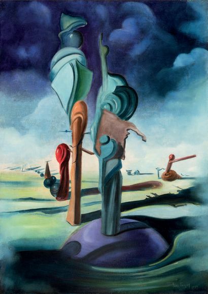 Oscar DOMINGUEZ ( 1906 - 1957 ) 
Americana - (circa 1943)



Oil on canvas Signed...