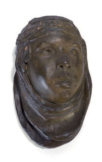 Paul-Louis LOISEAU-ROUSSEAU (1861 - 1927) Tête de jeune berbère
Sculpture en relief...