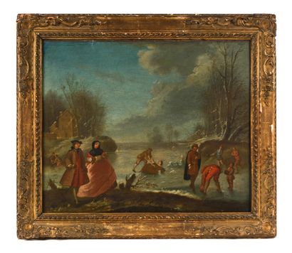 null 19th century FRENCH SCHOOL in the taste of the 18th century

The skaters

Oil...