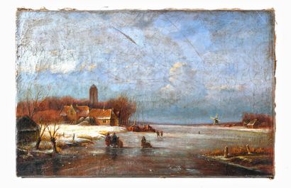 null 19th century HOLLAND school

The skaters

Oil on canvas

26,5 x 41 cm