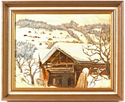 null Serge SEDRAC (1878-1974)

The cottages in Westendorf

Oil on canvas signed lower...