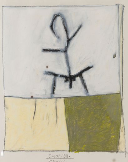 Christophe BOUTIN (né en 1957) Composition

Pastel et gouache sur papier

Signé et...