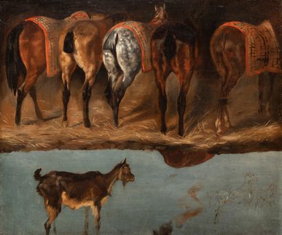  D’après Théodore GERICAULT (1791-1824)

Cinq chevaux vus par la croupe, dans une... Gazette Drouot