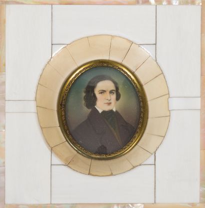 null Deux miniatures ovales représentant les portraits de Schubert et Schumann

Dimensions...