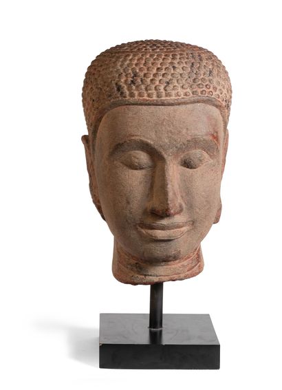null SIAM, Ayuthaya, late 15th-early 16th century

Ayuthia Buddha head

Pink limestone

H....