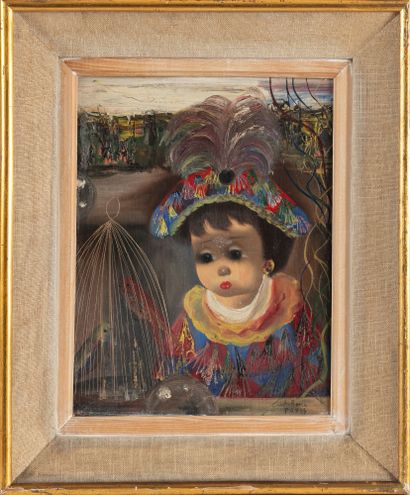 S. RENO (XXth century)
Portrait of a child...