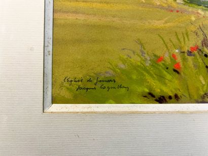 null Jacques COQUILLAY (born in 1935)
Path through a field near Jouars
Pastel
Signed,...