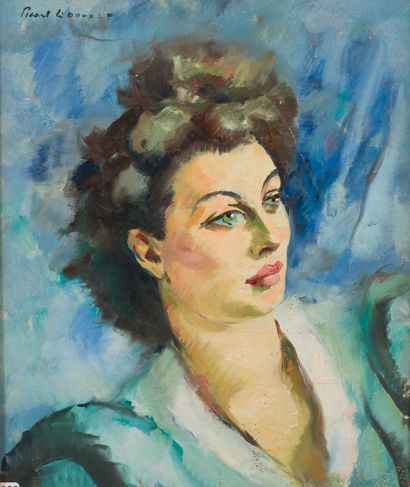 null Charles PICART LE DOUX (1881-1959)
Portrait de femme, 1945
Huile sur toile
Signé...