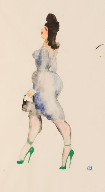 null Charles PICART LE DOUX (1881-1959)
From Bitumen to Hotel. Watercolors by Picart...