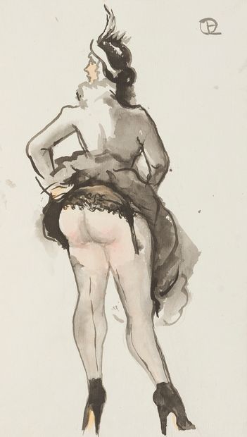 null Charles PICART LE DOUX (1881-1959)
Du Bitume à L’Hôtel. Aquarelles par Picart...