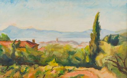 null Charles PICART LE DOUX (1881-1959)
Saint-Tropez, 1958
Oil on isorel signed lower...