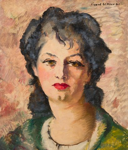 null Charles PICART LE DOUX (1881-1959)
Portrait de Marcelle PICART LE DOUX, 1941
Huile...