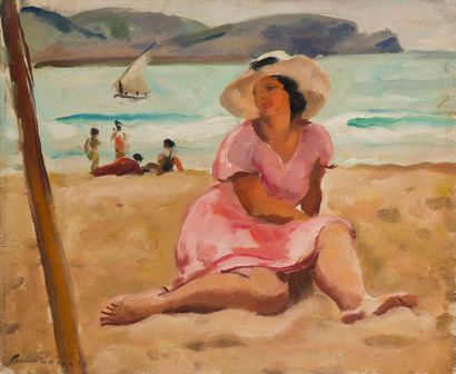 null Charles PICART LE DOUX (1881-1959)
Madame PICART LE DOUX, Espagne, 1932
Huile...