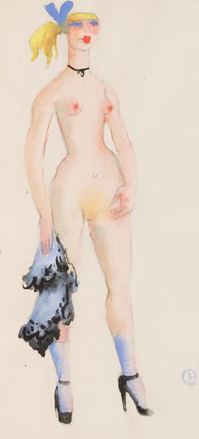 null Charles PICART LE DOUX (1881-1959)
Du Bitume à L’Hôtel. Aquarelles par Picart...