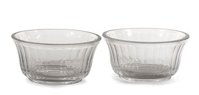 Pair of cut crystal cups
H. 15 cm. Diam....