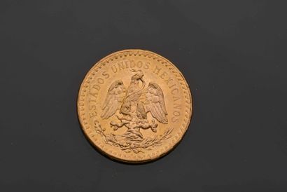 null 1 piece of 50 Pesos gold - Mexico