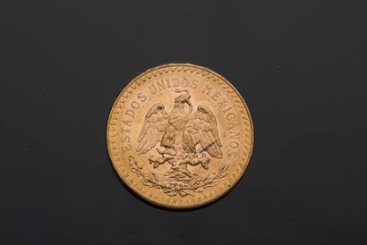 null 1 piece of 50 Pesos gold - Mexico