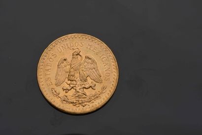 null 1 piece of 50 Pesos gold - Mexico