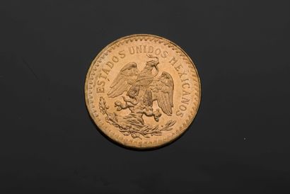 null 1 piece of 50 Pesos gold - Mexico